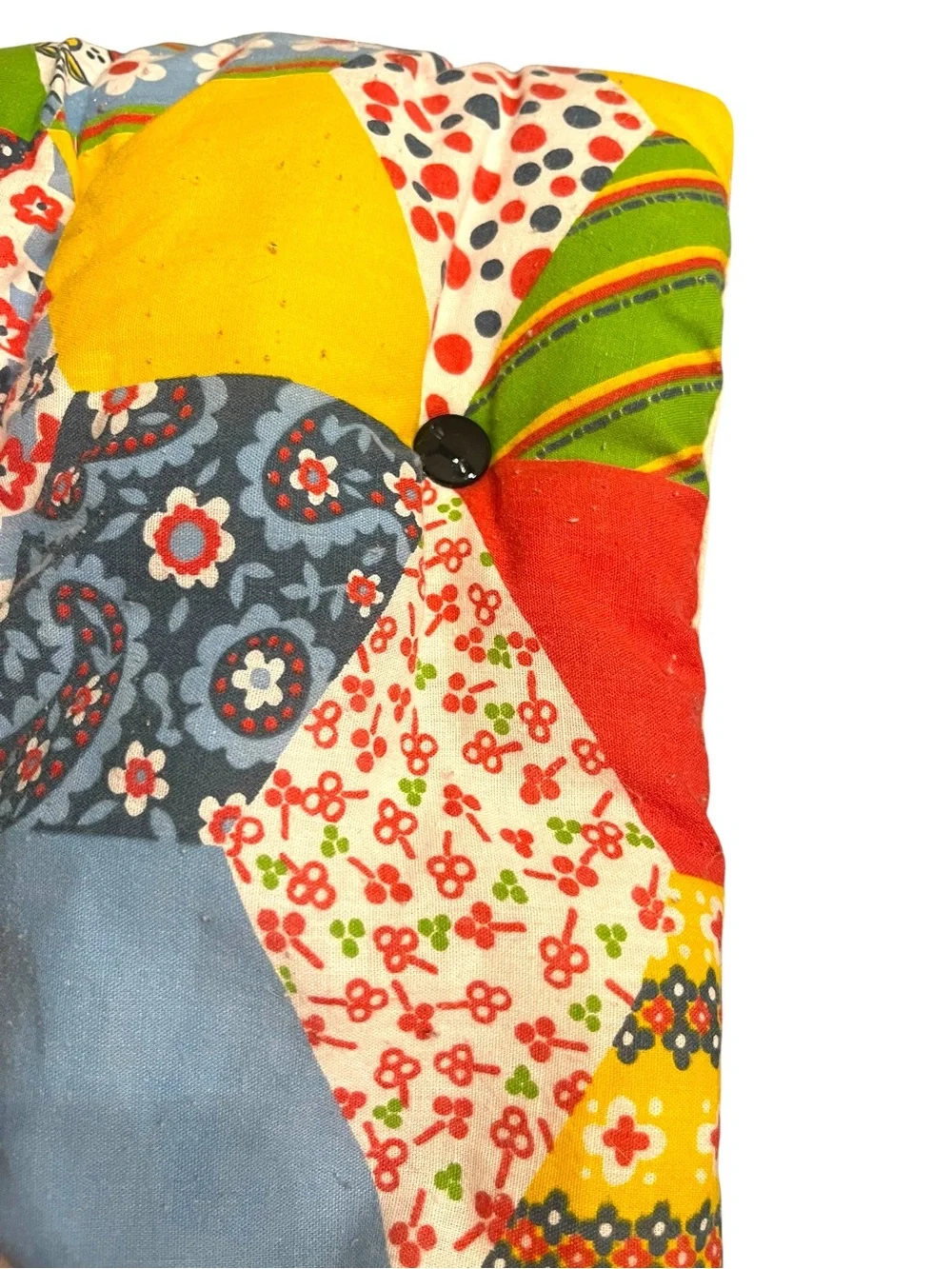 Vintage 1970s Snug Sack Sleeping Bag Quilted Blanket Patchwork Trippy